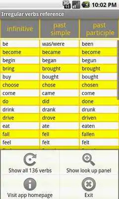 Play English Irregular Verbs