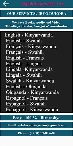 Play English Kinyarwanda 1 (Free) and enjoy English Kinyarwanda 1 (Free) with UptoPlay Play English Kinyarwanda 1 (Free) and enjoy English Kinyarwanda 1 (Free) with UptoPlay