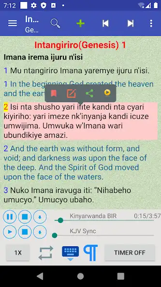 Play English Kinyarwanda Bible  and enjoy English Kinyarwanda Bible with UptoPlay
