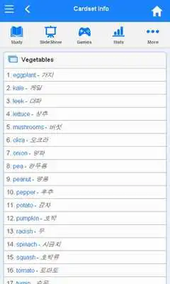 Play English - Korean Flashcards