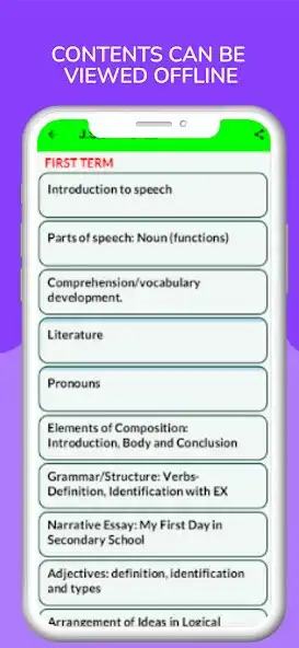 Play English Language Note JSS 1-3 as an online game English Language Note JSS 1-3 with UptoPlay