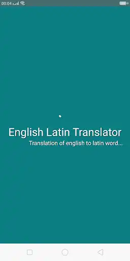 Play English Latin Translator