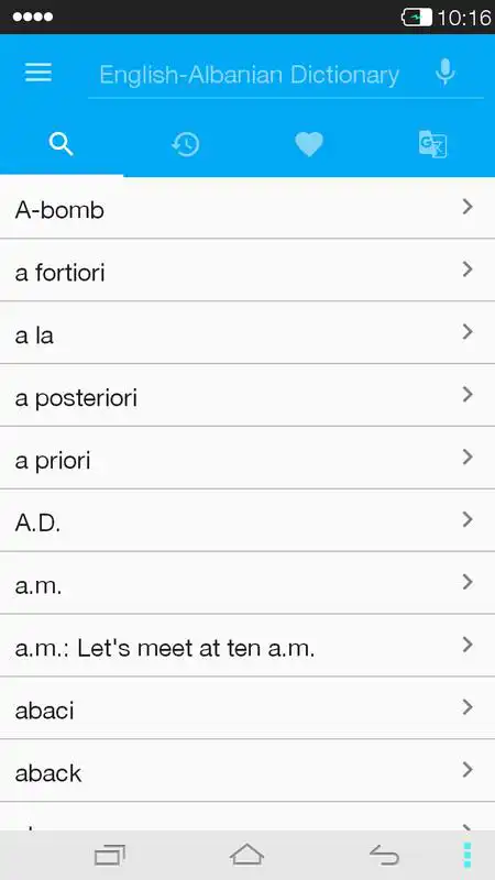 Play English<->Albanian Dictionary