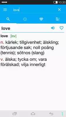 Play English<->Swedish Dictionary