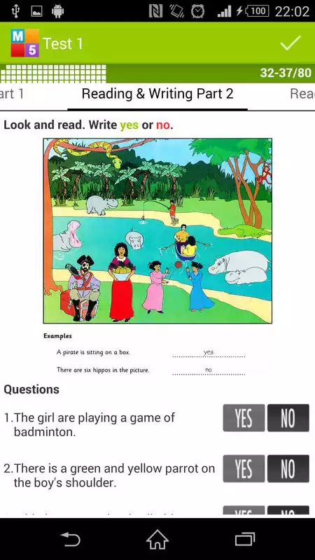 Play English Movers 5 - YLE Test