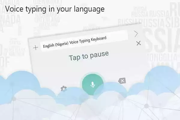 Play English (Nigeria) Voice Typing Keyboard