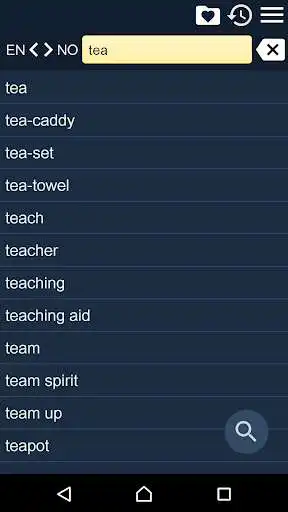 Play English Norwegian Dictionary F