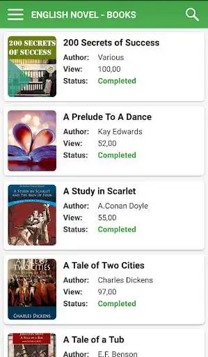 Play English Novel Books - Offline  and enjoy English Novel Books - Offline with UptoPlay