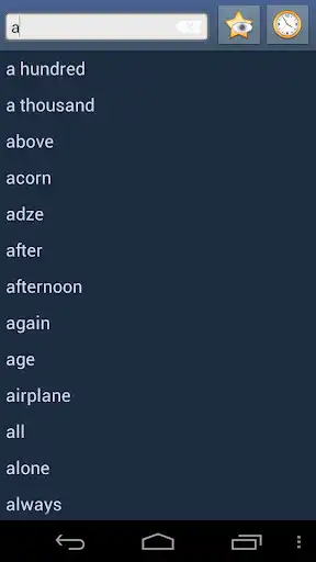 Play English Oroqen Dictionary