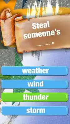 Play English Phrases and Idioms Quiz with Proverbs