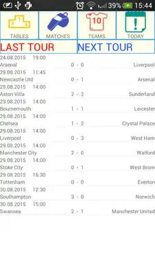 Play English Premier League Results