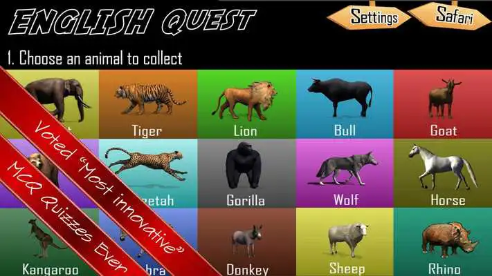 Play English Quest  Fourth Grade