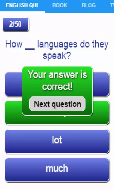 Play English Quizzes