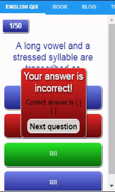 Play English Quizzes