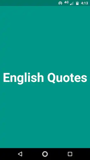 Play English Quotes  and enjoy English Quotes with UptoPlay