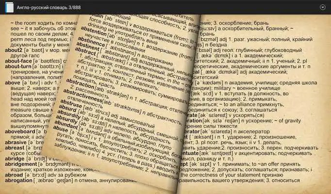 Play EnglishRussian dictionary Demo