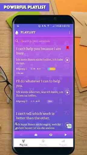 Play English Sentences and Phrases for German Speaker  and enjoy English Sentences and Phrases for German Speaker with UptoPlay