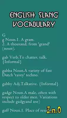 Play English Slang Vocabulary