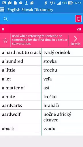 Play English Slovak dictionary
