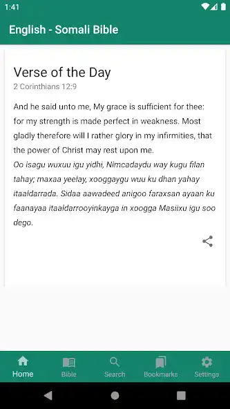 Play English - Somali Bible  and enjoy English - Somali Bible with UptoPlay