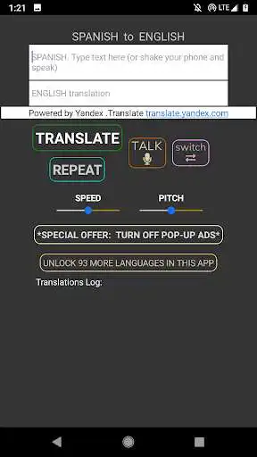 Play English Spanish Translator Shake 2019  and enjoy English Spanish Translator Shake 2019 with UptoPlay