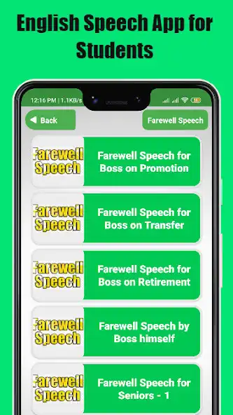 Play English Speech Practice App as an online game English Speech Practice App with UptoPlay