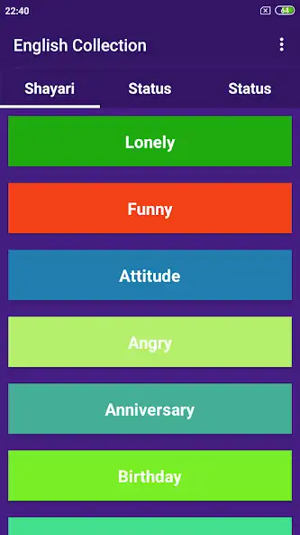 Play English status and Shayari as an online game English status and Shayari with UptoPlay