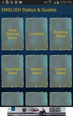 Play ENGLISH Status  Quotes