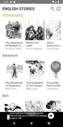 Play English Stories (Audio) - Listening Practice as an online game English Stories (Audio) - Listening Practice with UptoPlay