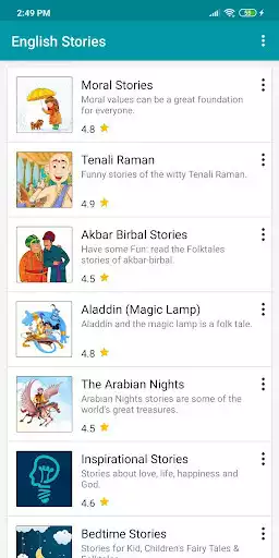 Play English Stories (Offline) as an online game English Stories (Offline) with UptoPlay