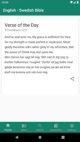 Play English - Swedish Bible  and enjoy English - Swedish Bible with UptoPlay