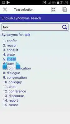 Play English synonyms