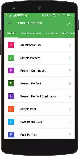 Play English Tenses Book  and enjoy English Tenses Book with UptoPlay
