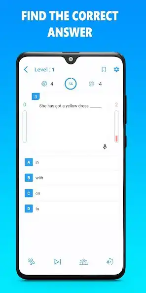 Play English Test App with Grammar and Vocabulary as an online game English Test App with Grammar and Vocabulary with UptoPlay