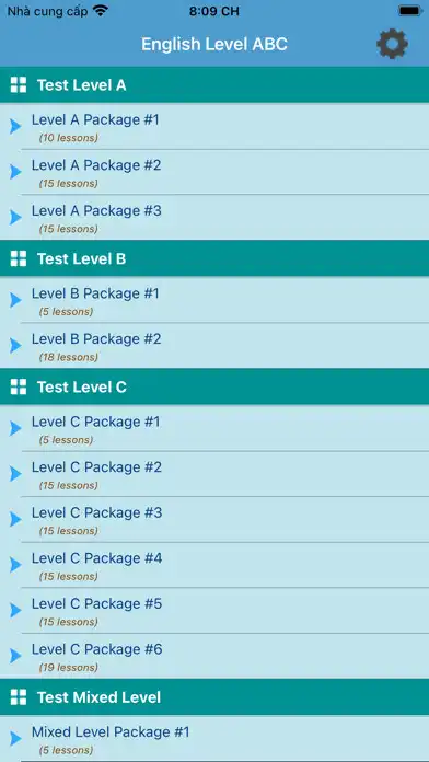 Play English Test Level (A,B,C)  and enjoy English Test Level (A,B,C) with UptoPlay