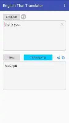 Play English Thai translator