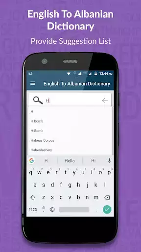 Play English to Albanian Dictionary as an online game English to Albanian Dictionary with UptoPlay