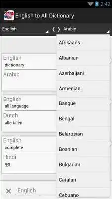 Play English to All Dictionary