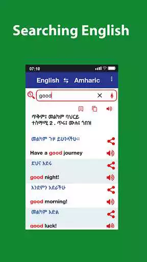 Play English To Amharic Dictionary