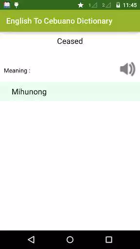 Play English To Cebuano Dictionary