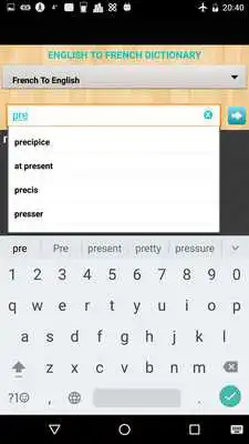Play English To French Dictionary