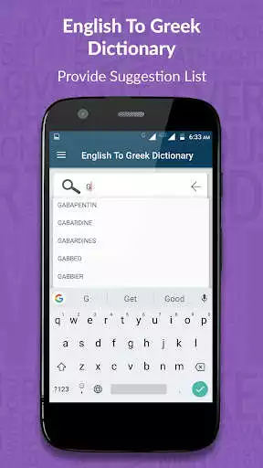 Play English to Greek Dictionary as an online game English to Greek Dictionary with UptoPlay