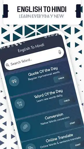 Play English to Hindi Dictionary - Hindi Translator as an online game English to Hindi Dictionary - Hindi Translator with UptoPlay