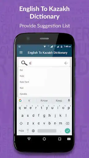 Play English to Kazakh Dictionary as an online game English to Kazakh Dictionary with UptoPlay