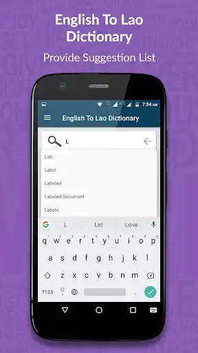 Play English To Lao Dictionary as an online game English To Lao Dictionary with UptoPlay