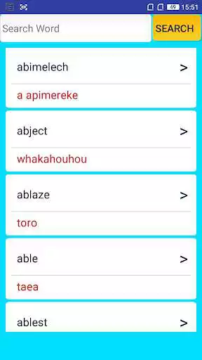 Play English To Maori Dictionary as an online game English To Maori Dictionary with UptoPlay