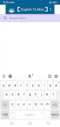 Play English To Mizo Dictionary as an online game English To Mizo Dictionary with UptoPlay