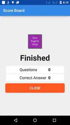 Play English to Oriya Quiz