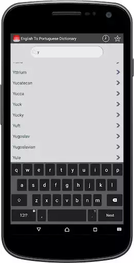Play English To Portuguese Dictionary as an online game English To Portuguese Dictionary with UptoPlay