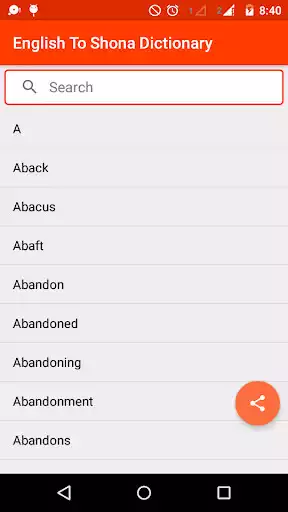 Play English To Shona Dictionary  and enjoy English To Shona Dictionary with UptoPlay